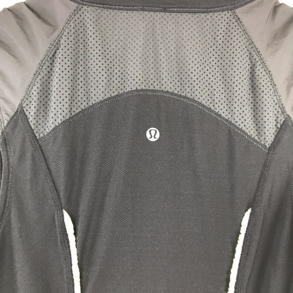 Lululemon Athletica Black Gray Presta Vest Size 8 - Picture 5 of 8